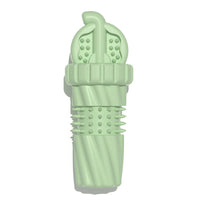 HKM-027411 Durable TPR Gnawing Toy for Dogs in Gentle Blue, Cherry Blossom Pink, and Avocado Green