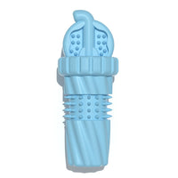 HKM-027411 Durable TPR Gnawing Toy for Dogs in Gentle Blue, Cherry Blossom Pink, and Avocado Green