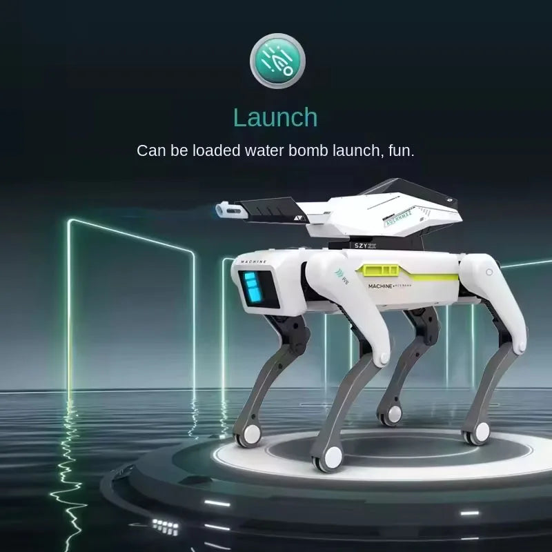 HKM-027539 Remote-Controlled Four-Legged Smart Robot Dog with Light and Sound Features