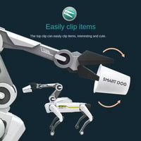 HKM-027539 Remote-Controlled Four-Legged Smart Robot Dog with Light and Sound Features