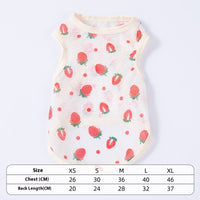 HKM-027539 Sunscreen Cool Vest for Cats - Lightweight Polyester Pet Clothing in Fun Colors