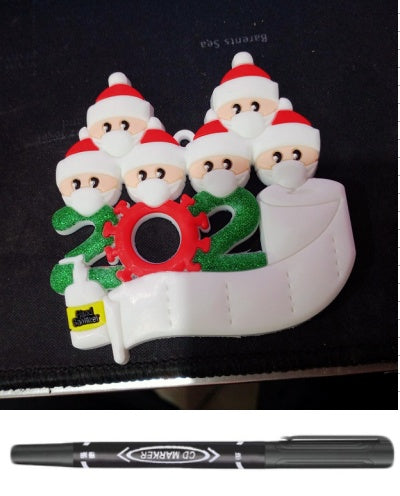 HKM-027731 Christmas Tree Pendant in PVC - Multiple Head Sizes Available