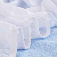 HKM-027923 Waterproof Cotton Terry Cloth Bed Sheet with TPU Membrane in Various Sizes and Colors