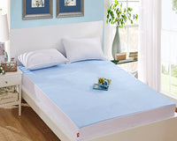 HKM-027923 Waterproof Cotton Terry Cloth Bed Sheet with TPU Membrane in Various Sizes and Colors