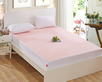 HKM-027923 Waterproof Cotton Terry Cloth Bed Sheet with TPU Membrane in Various Sizes and Colors