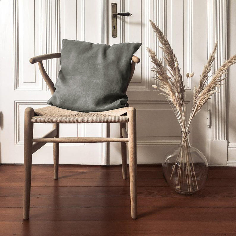 HKM-028179 Linen Pillowcase with Core Cushion for Living Room – 40x40cm to 65x65cm Sizes Available