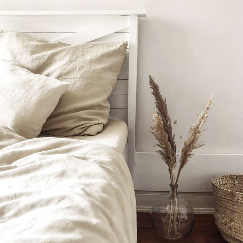 HKM-028179 Linen Pillowcase with Core Cushion for Living Room – 40x40cm to 65x65cm Sizes Available
