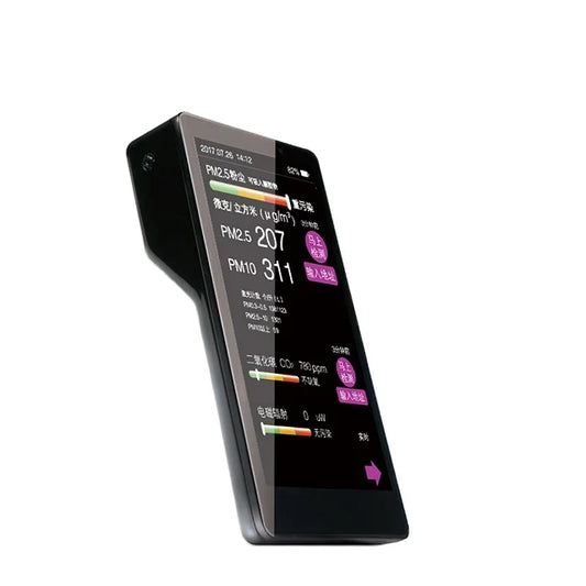 KTX-028307 Air Quality Monitoring Device with Dust Particulate Detection and UV Detection for Fresh Air Ventilation