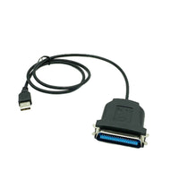HKM-028307 USB to Parallel Printer Cable, 0.8M, 36-Pin Interface, Plug and Play, Supports USB 1.1, Ideal for 1284 Printers