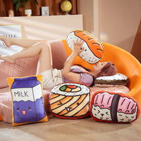 HKM-028435 Hand-Painted Plush Sushi Toy – Soft PP Cotton, Fashion Casual Design