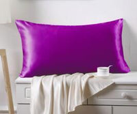 HKM-028499 100% Mulberry Silk Pillowcase - Double-Sided, 19 Mommes, 76x51cm and 51x66cm, Simple Style