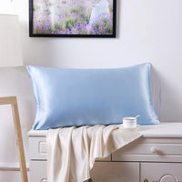 HKM-028499 100% Mulberry Silk Pillowcase - Double-Sided, 19 Mommes, 76x51cm and 51x66cm, Simple Style