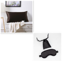 HKM-028499 100% Mulberry Silk Pillowcase - Double-Sided, 19 Mommes, 76x51cm and 51x66cm, Simple Style