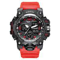 HKM-028627 Dual Display Electronic Sports Watch for Men – Waterproof, Multi-Function, and Versatile Design
