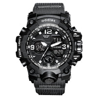 HKM-028627 Dual Display Electronic Sports Watch for Men – Waterproof, Multi-Function, and Versatile Design