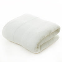 HKM-028691 Soft Cotton Thickened Bath Towel - 70x140CM in Solid Colors