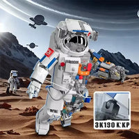 HKM-028755 Aerospace Building Block Set for Kids - Creative Space-Themed Model Toy with 50 Pieces