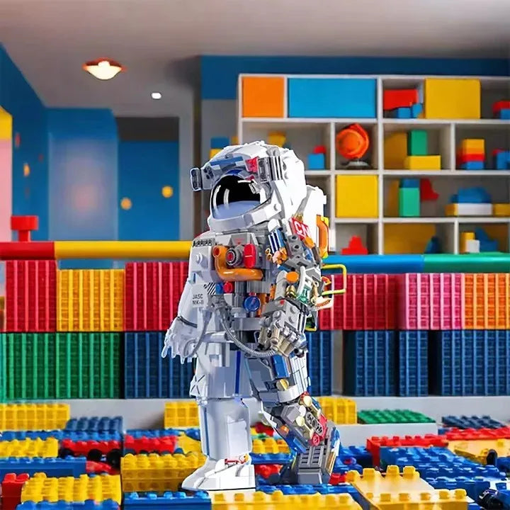 Aerospace Building Block Set for Kids - Creative Space-Themed Model Toy with 50 Pieces