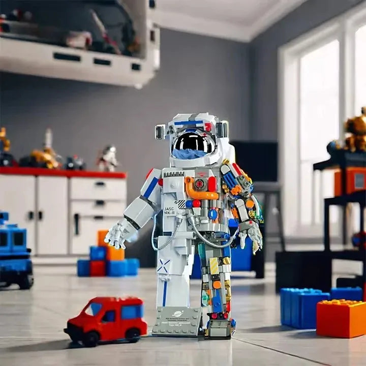 Aerospace Building Block Set for Kids - Creative Space-Themed Model Toy with 50 Pieces