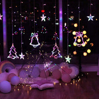 HKM-028883 Christmas Pendant String Light with Remote Control - 3.5m Waterproof Decoration for Home and Event Lighting