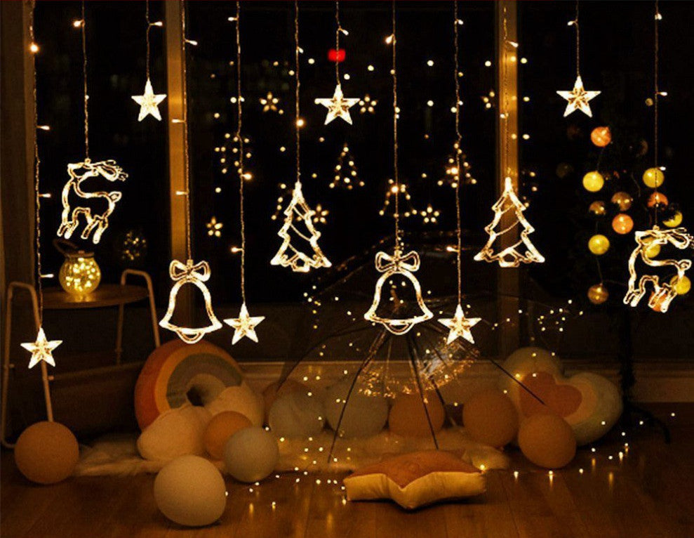 HKM-028883 Christmas Pendant String Light with Remote Control - 3.5m Waterproof Decoration for Home and Event Lighting