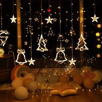 HKM-028883 Christmas Pendant String Light with Remote Control - 3.5m Waterproof Decoration for Home and Event Lighting
