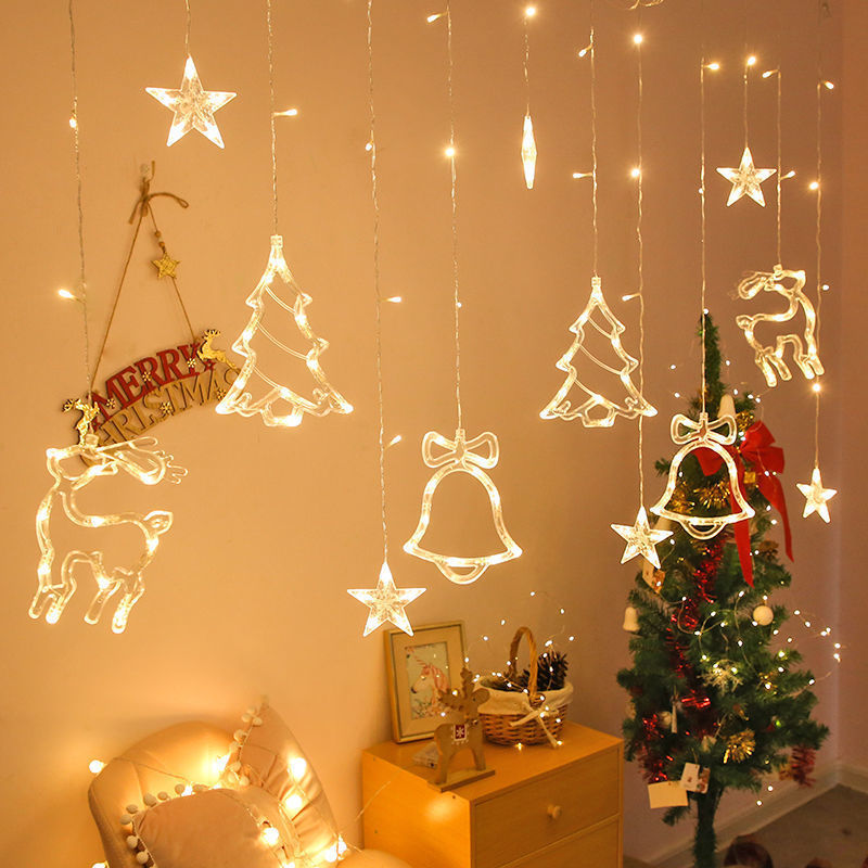 HKM-028883 Christmas Pendant String Light with Remote Control - 3.5m Waterproof Decoration for Home and Event Lighting