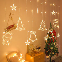 HKM-028883 Christmas Pendant String Light with Remote Control - 3.5m Waterproof Decoration for Home and Event Lighting