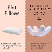 HKM-028947 Face Down Massage Pillow for Side Sleepers - Anti-Wrinkle Beauty Pillow, Perfect for Comfort and Support