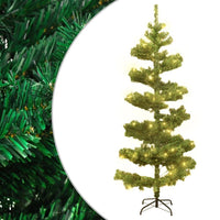 HKM-029075 Spiral Christmas Tree with Warm White LED Lights and Stand - 150 cm Height
