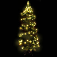 HKM-029075 Spiral Christmas Tree with Warm White LED Lights and Stand - 150 cm Height