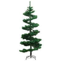HKM-029075 Spiral Christmas Tree with Warm White LED Lights and Stand - 150 cm Height