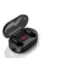HKM-029331 Bluetooth Wireless Earbuds F22 - IPX5 Waterproof, Built-in Microphone, USB Charging