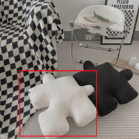 HKM-029651 Creative Puzzle-Shaped Cushion – 3D Soft Plush Pillow for Living Room, Office, and Home Decoration