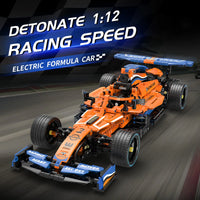 HKM-029843 1/12 Scale RC Building Blocks Sports Car - DIY Assembly, Programmable Educational Toy for Kids 8+