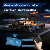 HKM-029843 1/12 Scale RC Building Blocks Sports Car - DIY Assembly, Programmable Educational Toy for Kids 8+