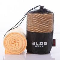 HKM-029843 Light Green Sports Towel - Absorbent, Embroidered, 30cm x 100cm Outdoor Fitness Essential