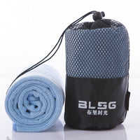 HKM-029843 Light Green Sports Towel - Absorbent, Embroidered, 30cm x 100cm Outdoor Fitness Essential