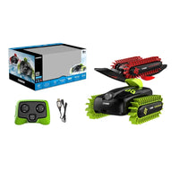 HKM-029907 Amphibious 1:16 RC Car Stunt Boat 4WD Remote Control Vehicle for Kids Ages 2-7