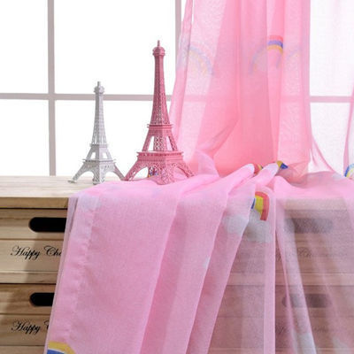 HKM-029971 Colorful Rainbow Blackout Curtains for Kids' Bedrooms – Variety of Styles and Sizes