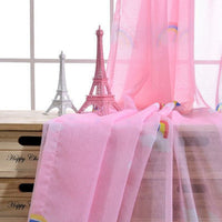 HKM-029971 Colorful Rainbow Blackout Curtains for Kids' Bedrooms – Variety of Styles and Sizes