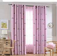 HKM-029971 Colorful Rainbow Blackout Curtains for Kids' Bedrooms – Variety of Styles and Sizes