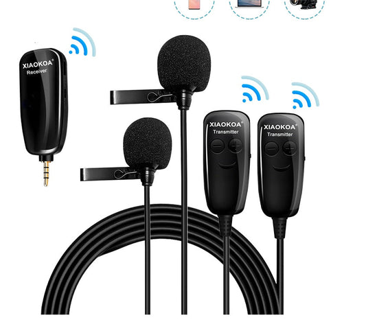 KTX-029971 Mobile Phone Lavalier Microphone with High Sensitivity Omnidirectional Design