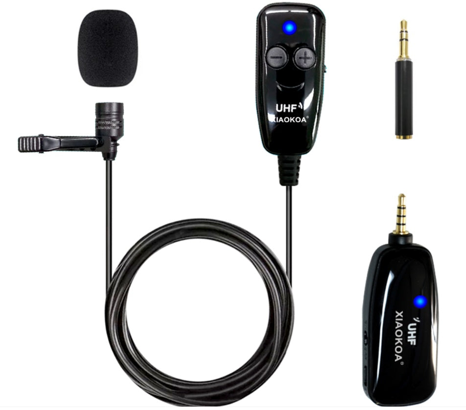 KTX-029971 Mobile Phone Lavalier Microphone with High Sensitivity Omnidirectional Design
