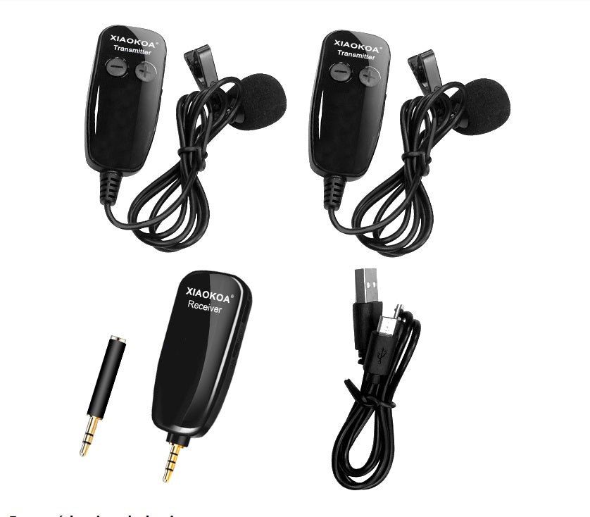 KTX-029971 Mobile Phone Lavalier Microphone with High Sensitivity Omnidirectional Design