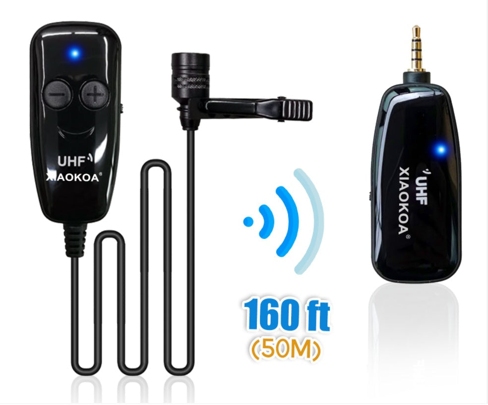 KTX-029971 Mobile Phone Lavalier Microphone with High Sensitivity Omnidirectional Design