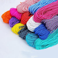 HKM-030099 2mm Polyester Braided Rope for Outdoor Gear and Safety Applications, 100m Length