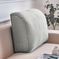 HKM-030163 Large Luxury Velvet Curl Backrest Pillow for Bay Windows and Bedside Use - Multiple Color Options Available