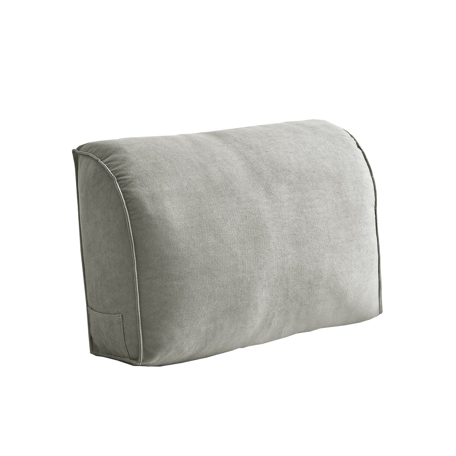 KTX-030163 Large Luxury Velvet Curl Backrest Pillow for Bay Windows and Bedside Use - Multiple Color Options Available