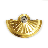 HKM-030611 NH7 Series Metal Watch Rotor - Vertical Pattern Options in Gold, Silver, Black, Rose Gold, and Royal Blue